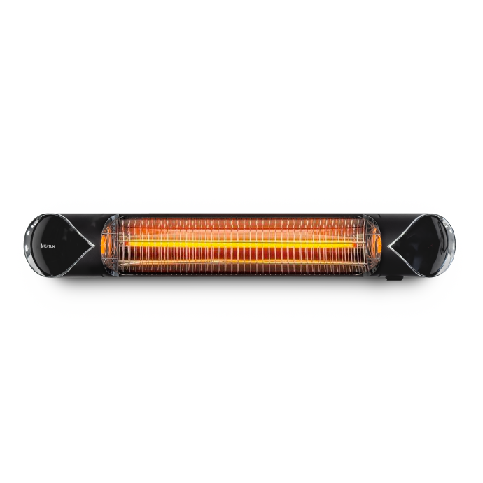 Infraraudonųjų spindulių šildytuvas Heatum H2500R CORE BLACK