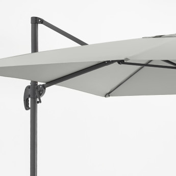 Lauko skėtis su Solid padu Comfort Light Grey 4 Lauko skėtis su Solid padu Comfort Light Grey 4