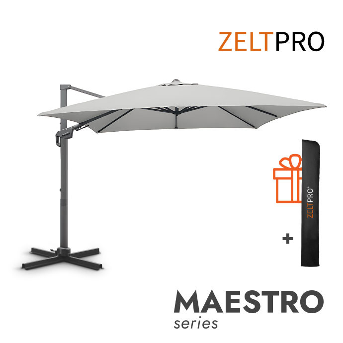 Lauko skėtis (užvalkalas dovanų) Maestro Light Grey 1