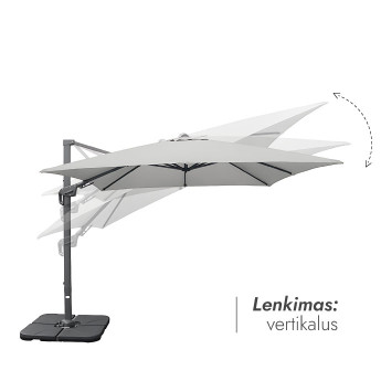 Lauko skėtis (užvalkalas dovanų) Maestro Light Grey 2