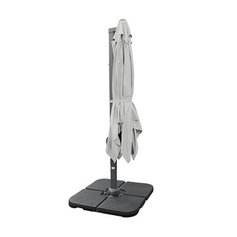 Lauko skėtis su padu (užvalkalas dovanų) Maestro Light Grey 15