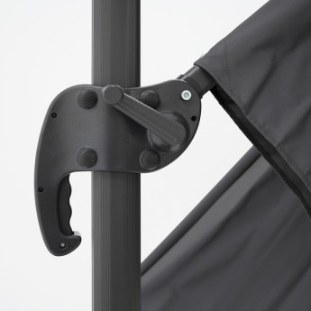 Lauko skėtis su Solid padu Comfort Antracito 6 Lauko skėtis su Solid padu Comfort Antracito 6
