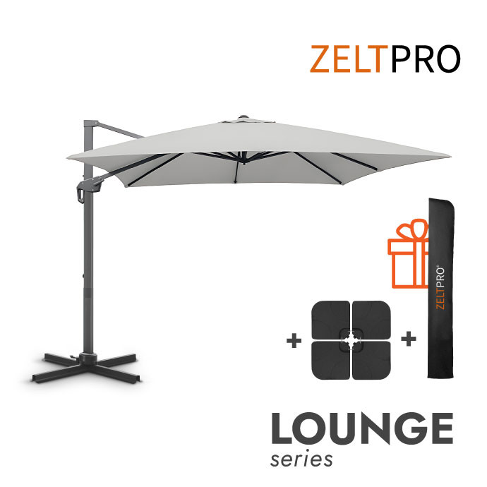 Lauko skėtis su padu (užvalkalas dovanų) Lounge Light Grey 1