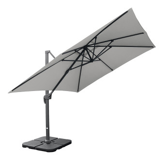 Lauko skėtis su Solid padu (užvalkalas dovanų) Lounge Light Grey 12 Lauko skėtis su Solid padu (užvalkalas dovanų) Lounge Light Grey 12