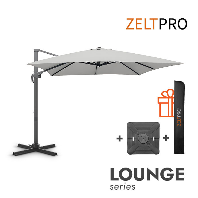 Lauko skėtis su Solid padu (užvalkalas dovanų) Lounge Light Grey 1