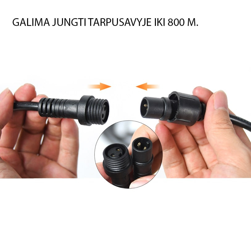 Lauko girlianda (LED lemputės) 10 m Drop