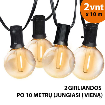 Lauko girlianda (LED lemputės) 20 m Elegance